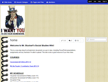 Tablet Screenshot of gstuckart.wikispaces.com