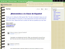 Tablet Screenshot of jhmsspanish.wikispaces.com