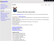 Tablet Screenshot of gacbhs.wikispaces.com