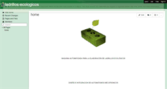 Desktop Screenshot of ladrillos-ecologicos.wikispaces.com