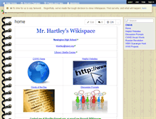 Tablet Screenshot of bhartleynhs.wikispaces.com