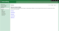 Desktop Screenshot of boscosblog.wikispaces.com