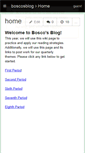 Mobile Screenshot of boscosblog.wikispaces.com