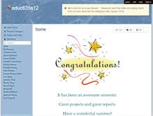 Tablet Screenshot of educ635s12.wikispaces.com