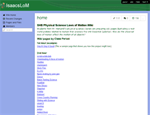 Tablet Screenshot of isaacslom.wikispaces.com