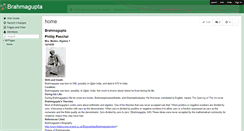 Desktop Screenshot of brahmagupta.wikispaces.com