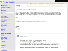 Tablet Screenshot of iteachilearn.wikispaces.com