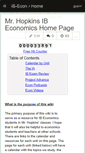 Mobile Screenshot of ib-econ.wikispaces.com