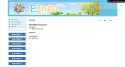 Desktop Screenshot of einfo.wikispaces.com