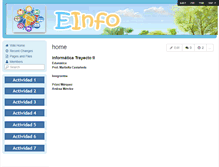 Tablet Screenshot of einfo.wikispaces.com