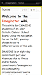 Mobile Screenshot of imaginator.wikispaces.com
