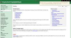 Desktop Screenshot of inquirylearningdigitaldaze.wikispaces.com