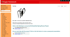 Desktop Screenshot of eaglehomework.wikispaces.com
