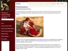 Tablet Screenshot of findingpersephone.wikispaces.com