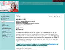 Tablet Screenshot of lisalilley.wikispaces.com