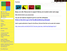 Tablet Screenshot of fourblock.wikispaces.com