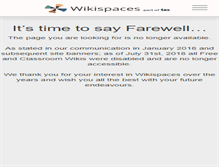 Tablet Screenshot of mrschepkespage.wikispaces.com