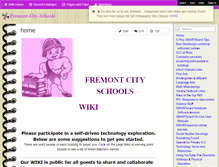 Tablet Screenshot of fremont-city-schools.wikispaces.com