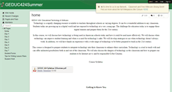 Desktop Screenshot of geduc424summer.wikispaces.com