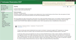 Desktop Screenshot of inclusao-financeira-cef.wikispaces.com