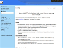 Tablet Screenshot of icsdsmart.wikispaces.com