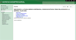 Desktop Screenshot of gerenciaempresarial.wikispaces.com