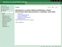Tablet Screenshot of gerenciaempresarial.wikispaces.com
