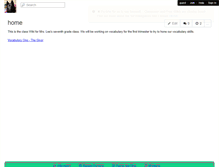 Tablet Screenshot of glee.wikispaces.com
