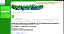 Desktop Screenshot of frogandtoad.wikispaces.com