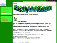Tablet Screenshot of frogandtoad.wikispaces.com