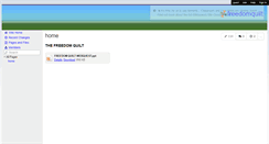 Desktop Screenshot of freedomquilt.wikispaces.com