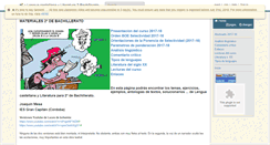 Desktop Screenshot of lenguayliteratura2bac.wikispaces.com