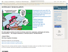 Tablet Screenshot of lenguayliteratura2bac.wikispaces.com