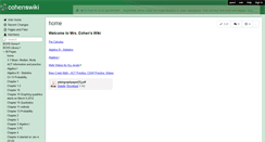 Desktop Screenshot of cohenswiki.wikispaces.com