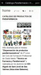 Mobile Screenshot of catalogo-parafarmacia.wikispaces.com