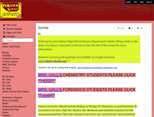 Tablet Screenshot of inksterscience.wikispaces.com
