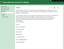 Tablet Screenshot of international-school-in-dhaka.wikispaces.com