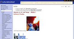 Desktop Screenshot of culturalstudies4.wikispaces.com