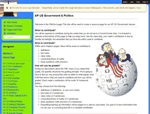 Tablet Screenshot of apgovt.wikispaces.com