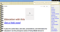 Desktop Screenshot of educationwithkris.wikispaces.com