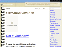 Tablet Screenshot of educationwithkris.wikispaces.com