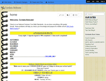 Tablet Screenshot of cordatabobcats.wikispaces.com