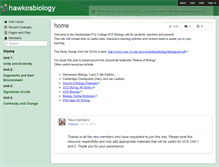 Tablet Screenshot of hawkesbiology.wikispaces.com