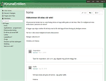 Tablet Screenshot of kirunaentillen.wikispaces.com