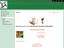 Tablet Screenshot of caminando09.wikispaces.com