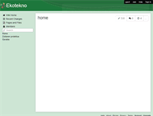 Tablet Screenshot of ekotekno.wikispaces.com