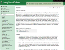 Tablet Screenshot of henrystreetschool.wikispaces.com