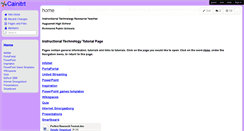 Desktop Screenshot of cainitrt.wikispaces.com