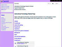 Tablet Screenshot of cainitrt.wikispaces.com