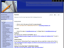 Tablet Screenshot of fchsreading1.wikispaces.com